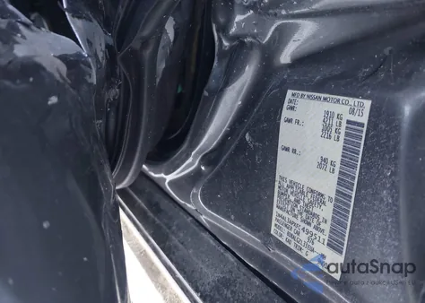 2015 Nissan Altima 2.5 S z USA, uszkodzony, nr VIN 1N4AL3APXFC499511